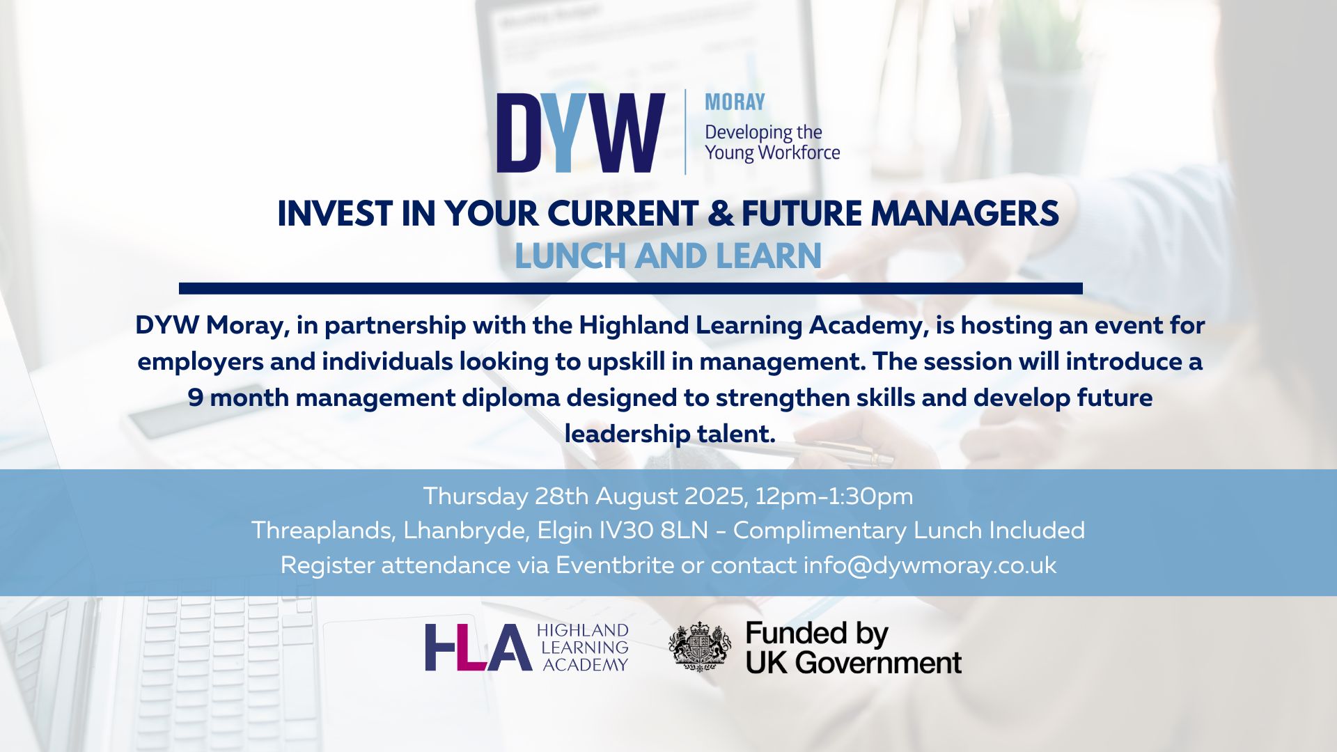 Management event poster