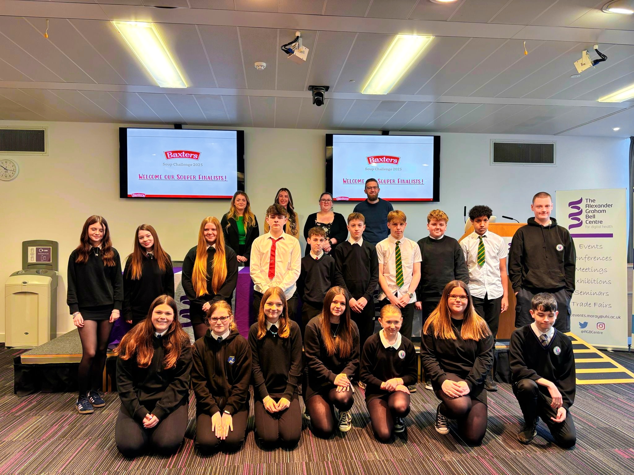 Pupils attending Baxters Soup Challenge Workshop